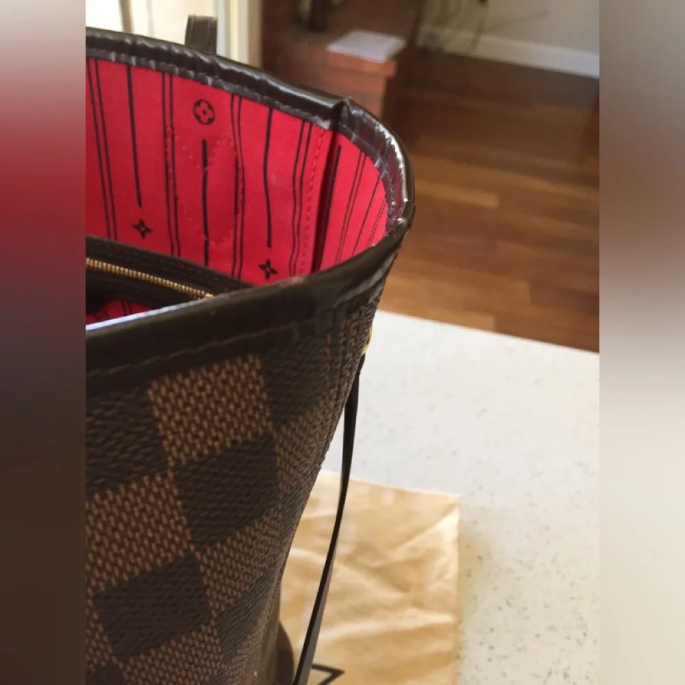 Louis Vuitton Damier neverfull size MM - Picture 5 of 7